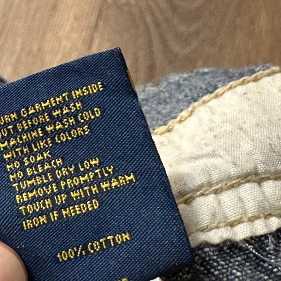 Vintage OshKosh B'gosh denim overall dress with adjustable straps - Picture 7 of 7